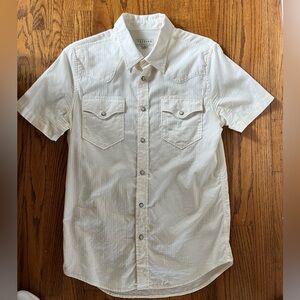 Men’s Tecovas Short Sleeve - western Pearl snap shirt - small